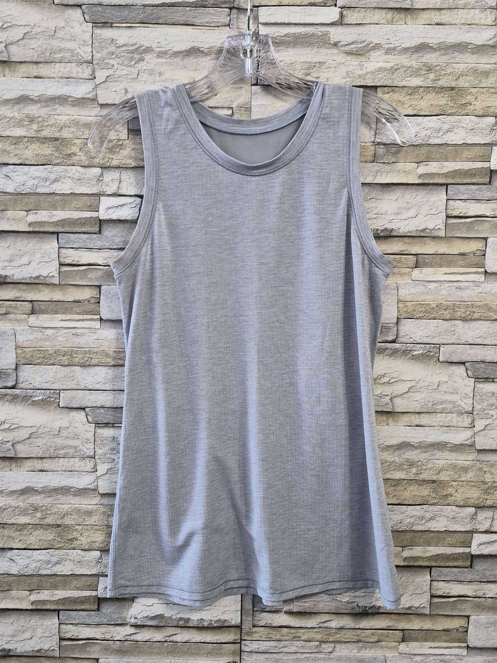 ​Lululemon Tank Top Women's S/M Gray Athletic Yoga Workout Gym Fitness Activewea